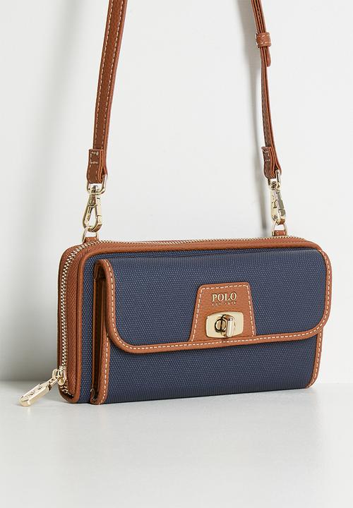 POLO - Cabana phone sling - blue