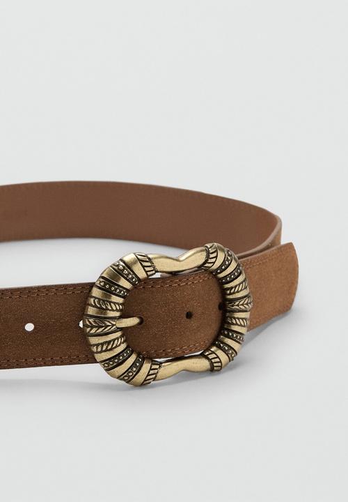 MANGO - Belt ocho - brown