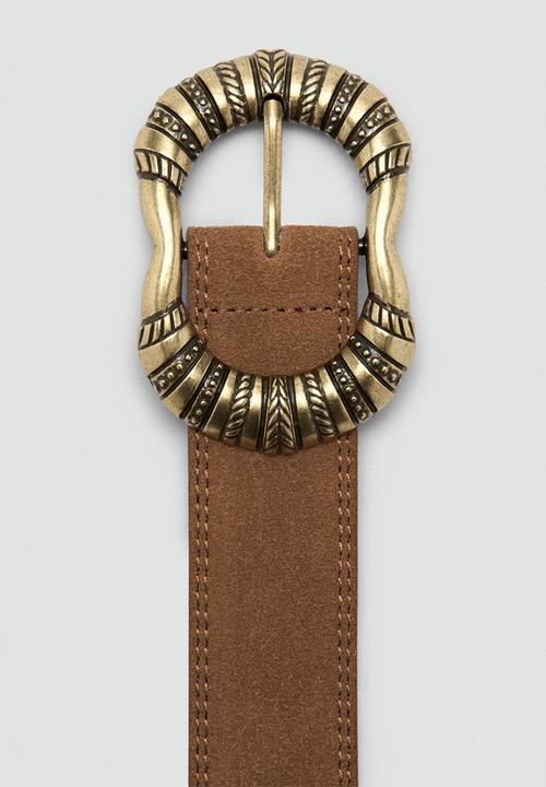 MANGO - Belt ocho - brown