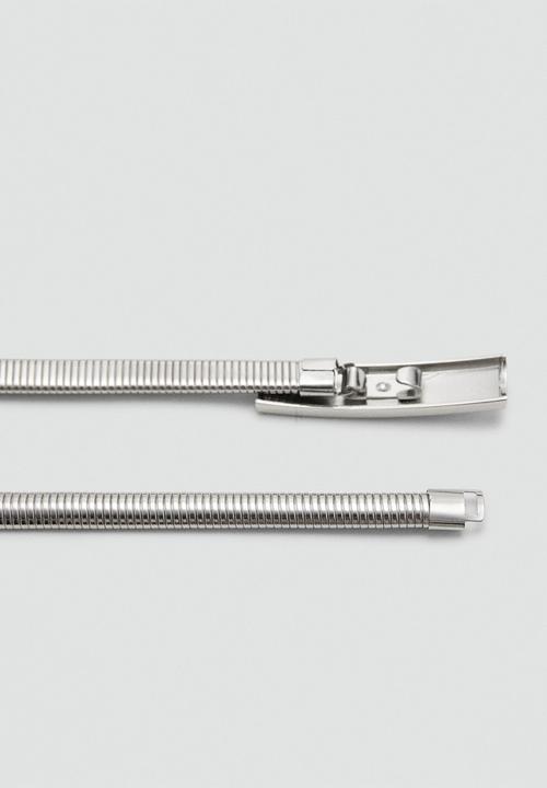 MANGO - Belt omega - silver
