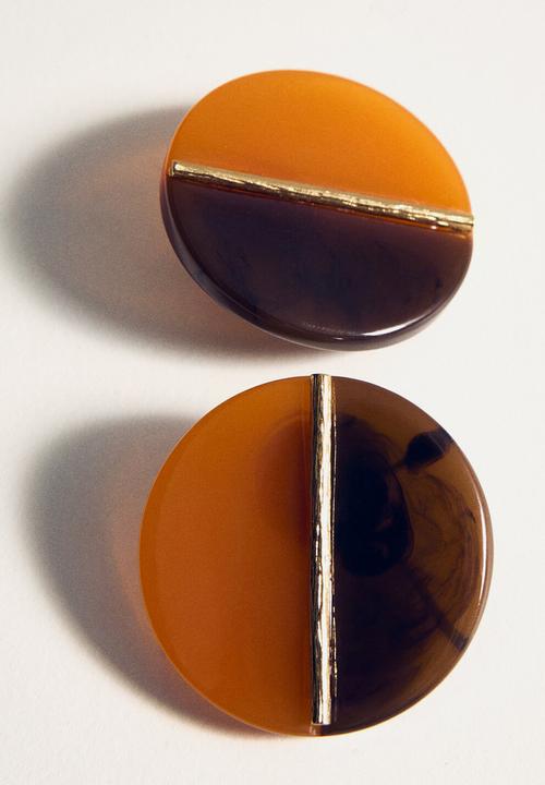 MANGO - Filipa earrings - orange