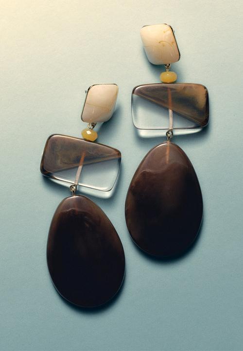 MANGO - Melisa Earrings - Brown