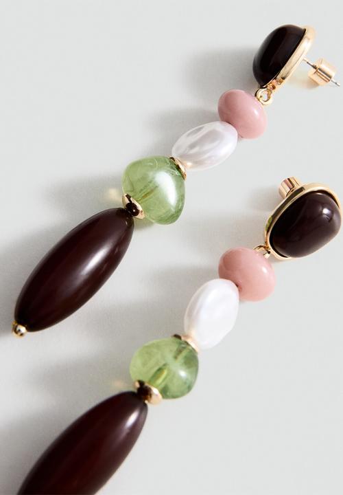 MANGO - Melanie Earrings - Brown