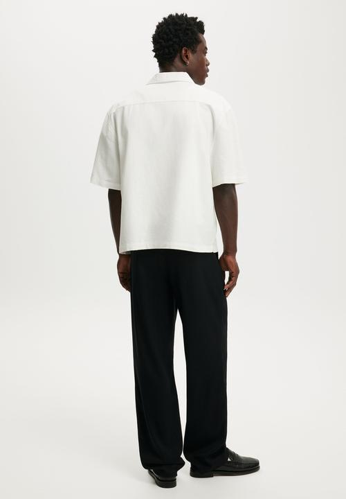 Cotton On - Baggy Tailored Pant - Black
