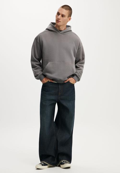 Cotton On - Box fit hoodie - slate 