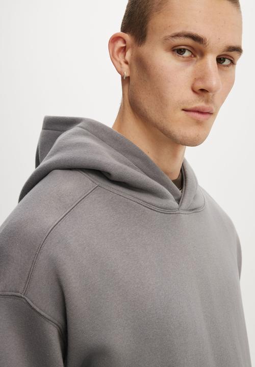 Cotton On - Box fit hoodie - slate 