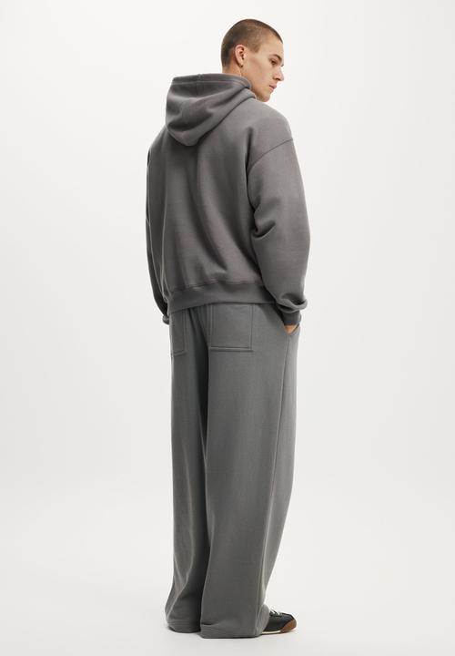 Cotton On - Box fit hoodie - slate 