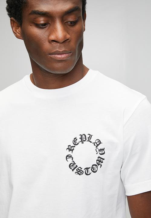 Replay - Basic Jersey Crew T-shirt - White 