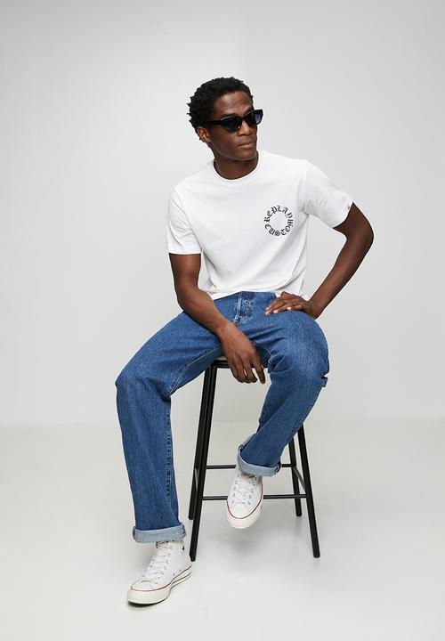 Replay - Basic Jersey Crew T-shirt - White 
