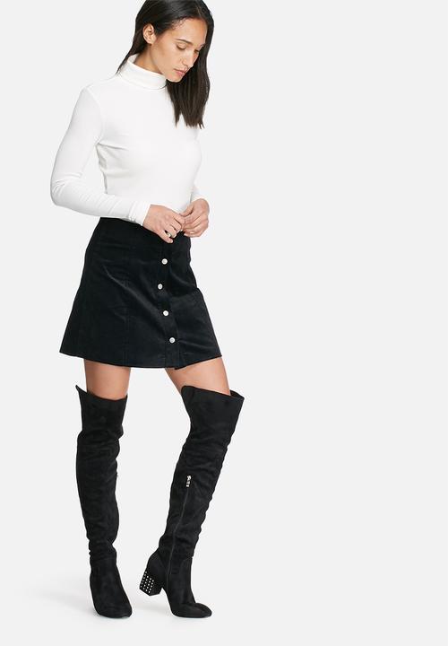 Pieces - Ganie roll neck top