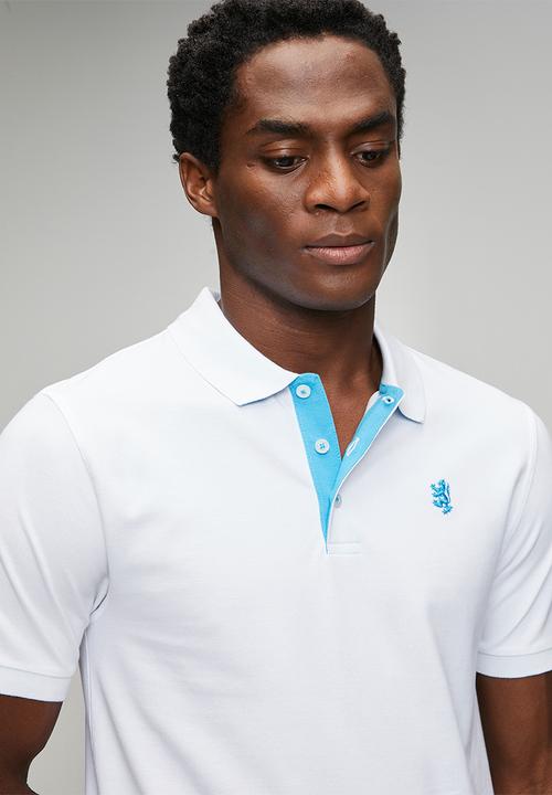 Pringle of Scotland - Aiden Slim Fit Pique Golfer - White