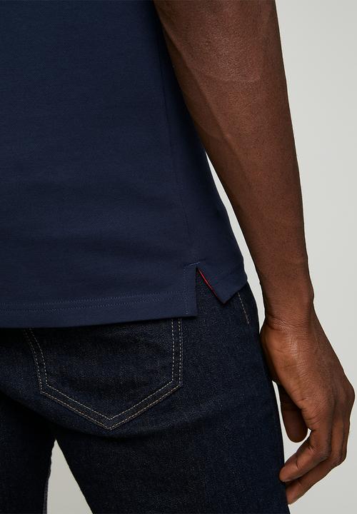 Pringle of Scotland - Aiden Slim Fit Pique Golfer - Navy