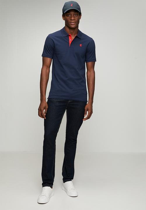 Pringle of Scotland - Aiden Slim Fit Pique Golfer - Navy