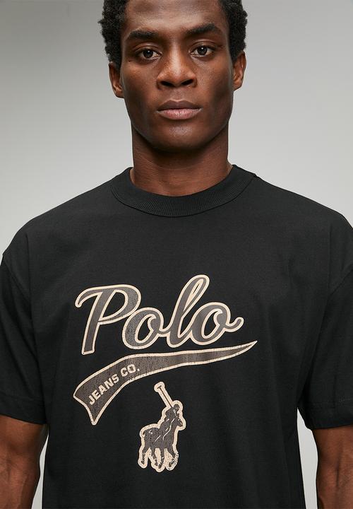 POLO - Zeb Pjc Short sleeve Collegiate Logo Tee - Black