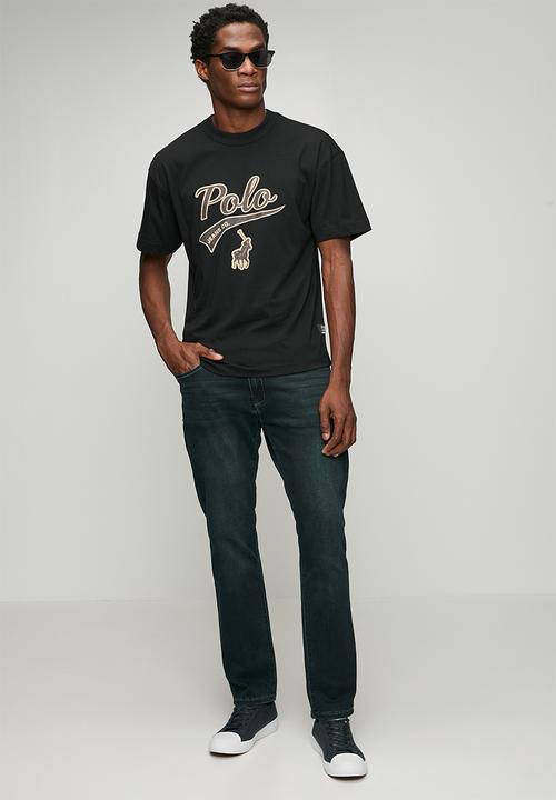 POLO - Zeb Pjc Short sleeve Collegiate Logo Tee - Black