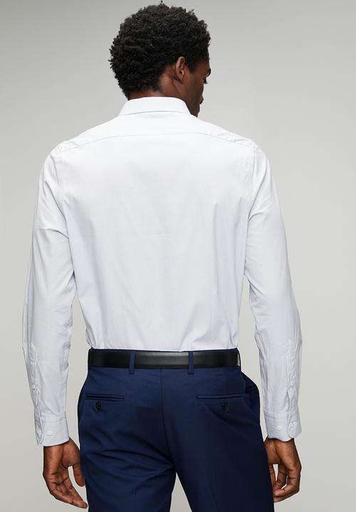 Pringle of Scotland - Oliver Stripe Long Sleeve Tailored Shirt - Grey
