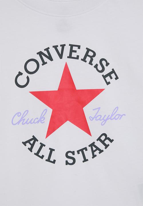 Converse - Cnvg Short Sleeve Dissected Ctp T-Shirt - White/Dark Matter