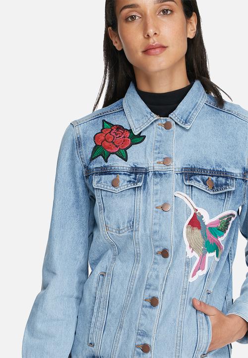 VILA - Patchi denim jacket