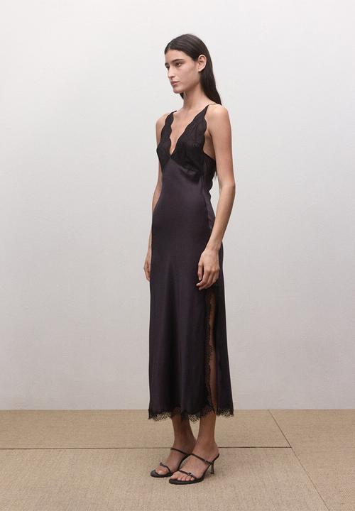 MANGO - Top heel - dark brown