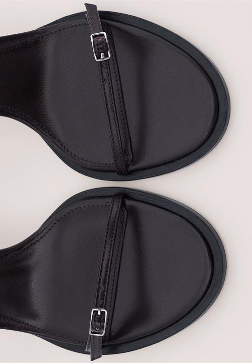 MANGO - Top heel - dark brown