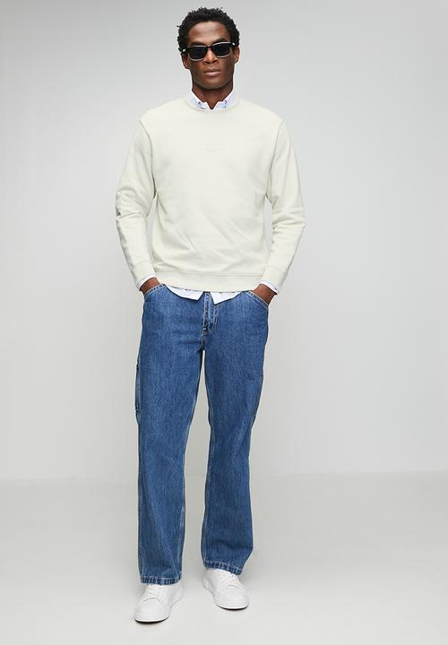 Replay - Cotton Terry Fleece Pull Over - Cream 