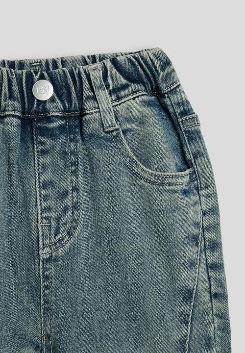 Pop Candy - Dart detail flared jeans - blue