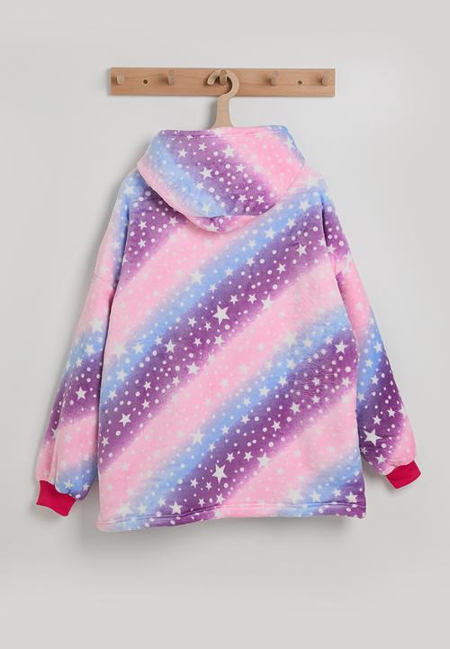 Pop Candy - Teddy wool lined snoodie - multicolour/star aop