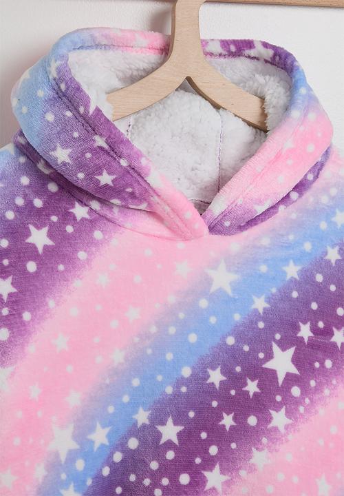 Pop Candy - Teddy wool lined snoodie - multicolour/star aop