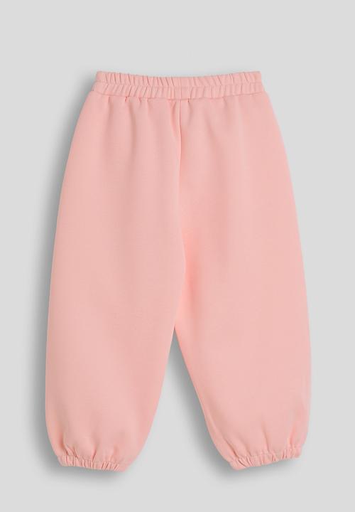 Pop Candy - Pintuck leg seam joggers - pink/butterflies