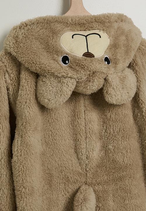 Pop Candy - Bear onesie - light brown