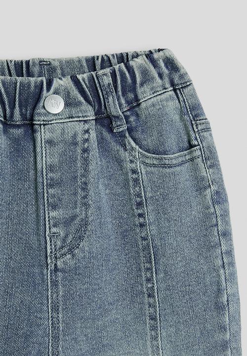 Pop Candy - Panelled bootleg jeans - blue