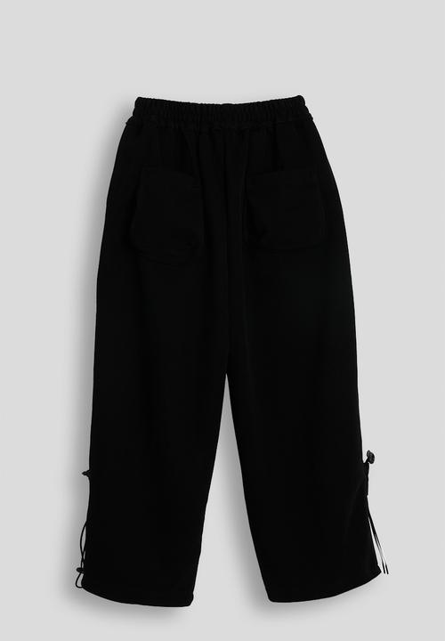 Pop Candy - Drawstring hem sweatpants - black