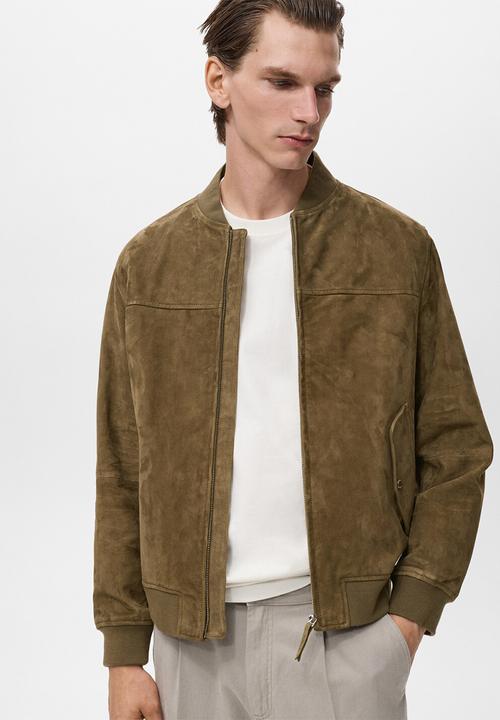 MANGO - Jacket marin - khaki