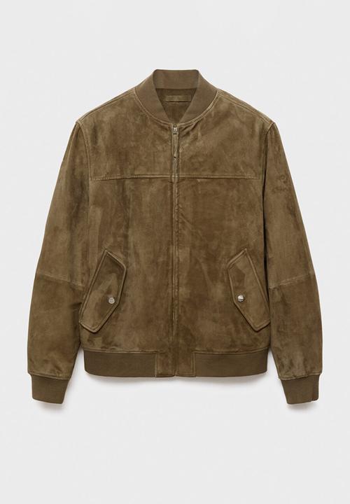 MANGO - Jacket marin - khaki