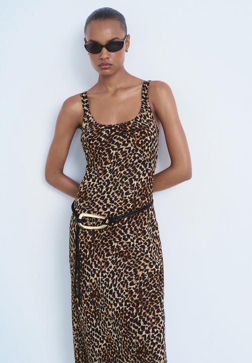 MANGO - Dress Lion - Black