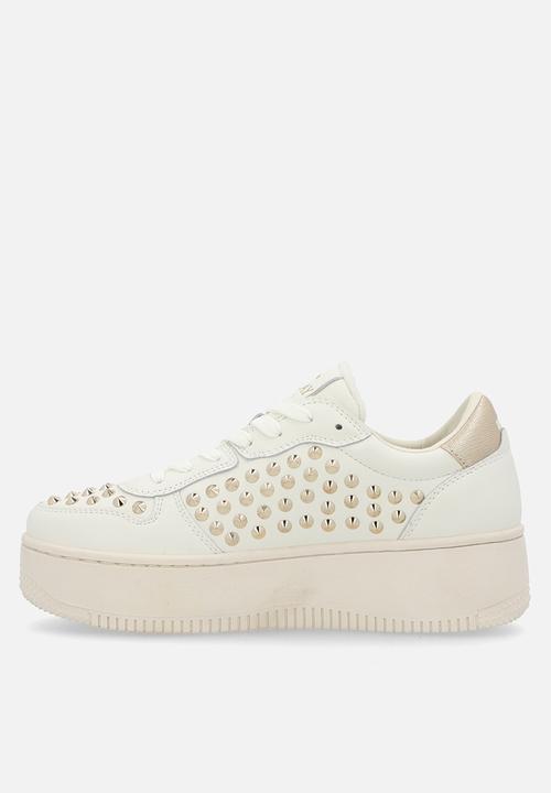 Replay - Epic High Studs - Off White/Plat
