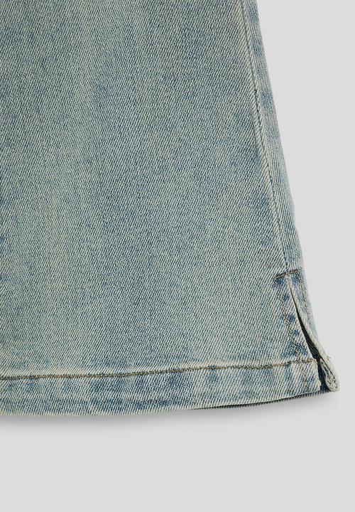 Pop Candy - Elasticated waist bootleg jeans - blue