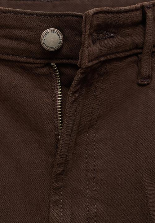 MANGO - Jeans elise - dark brown