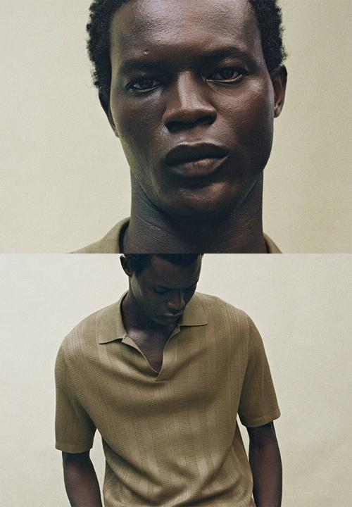 MANGO - Poloshirt MANFIO - Khaki