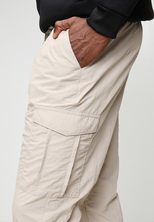 Brave Soul - Taslan Cargo Cuff Pant - Stone