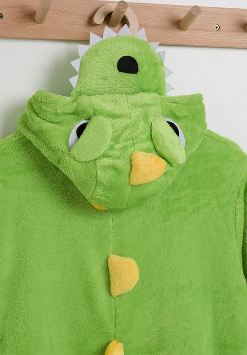 Pop Candy - Dino onesie - apple green/yellow