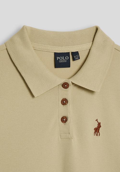 POLO - Dakota ls golfer dress - stone