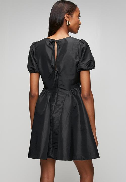 New Look - Ex text seam detail mini - black