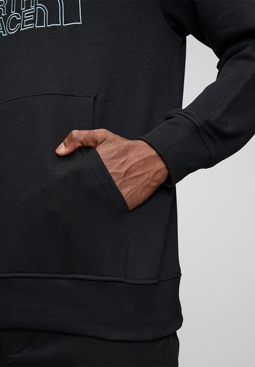 The North Face - Drew Peak Light Regular Hoodie - Tnf Black-Anthracite Grey
