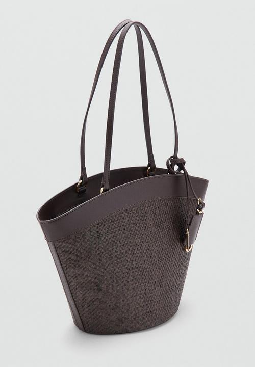 MANGO - Bilmacho Shoulder Bag - Dark Brown
