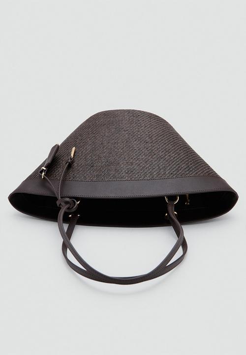 MANGO - Bilmacho Shoulder Bag - Dark Brown