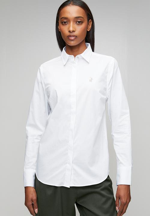 POLO - Wmn Jamie Ls Shirt - White