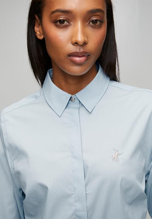 POLO - Wmn Jamie Ls Shirt - Sky Blue