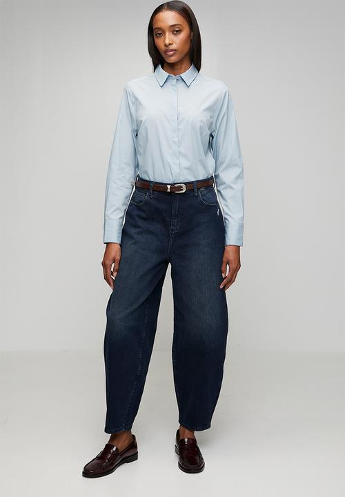 POLO - Wmn Jamie Ls Shirt - Sky Blue