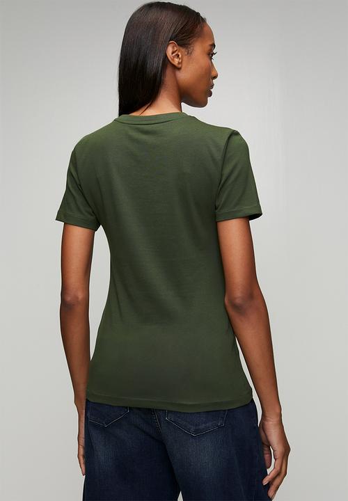 POLO - Wmn Allie Ss T-Shirt - Olive